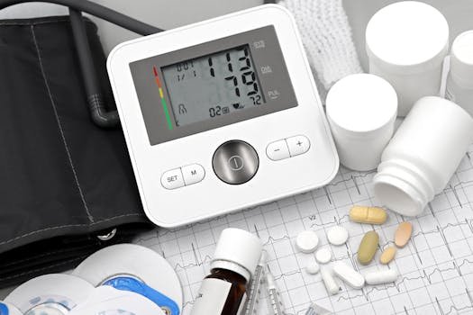 Arrhythmia Display with Cardiac Medicine and Electrolytes on ECG Exam